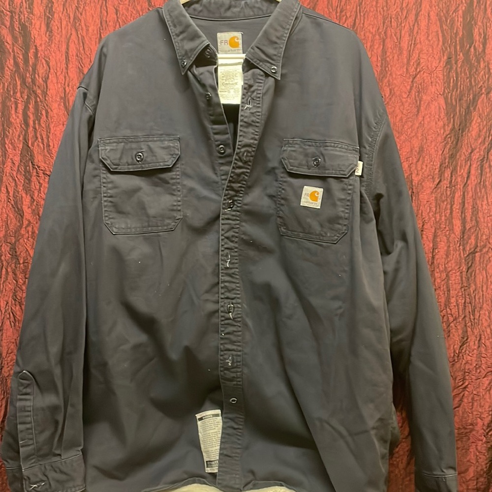 Dark blue Carhartt button down